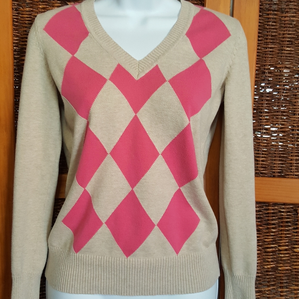 Old Navy Argyle Sweater